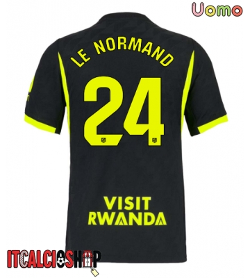 Atletico Madrid Robin Le Normand #24 Seconda Maglia 2026-27 Manica Corta